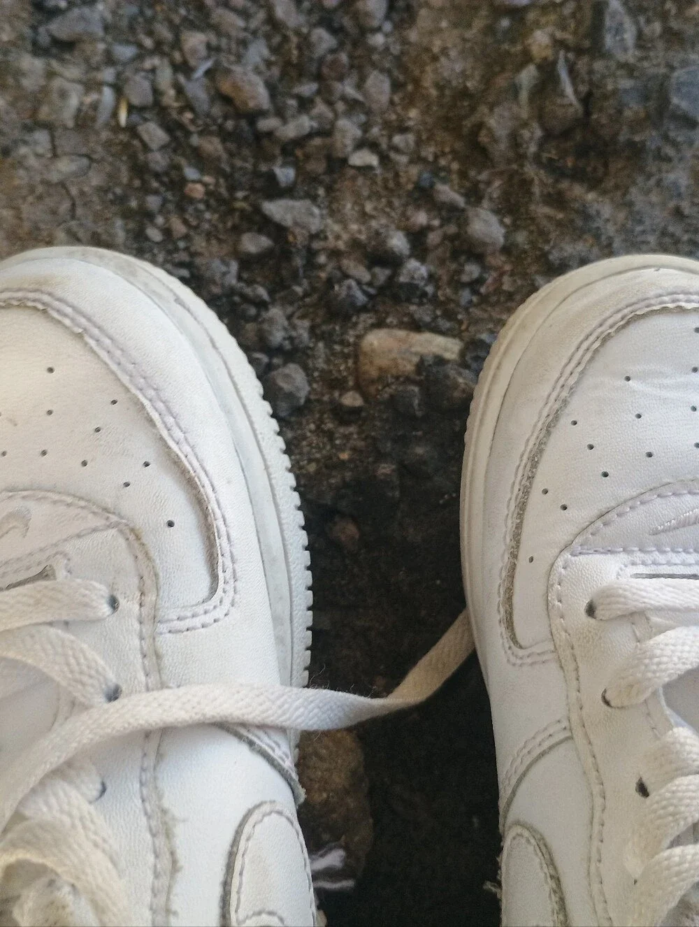 White Air Force Shoes 10c Used